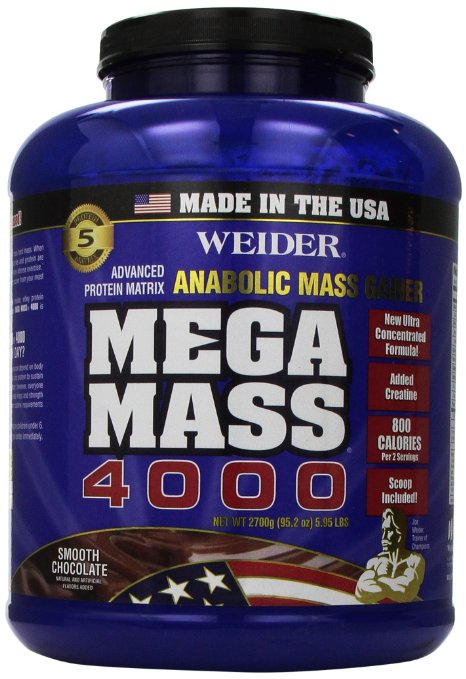 Weider Mega Mass 4000 6 LB